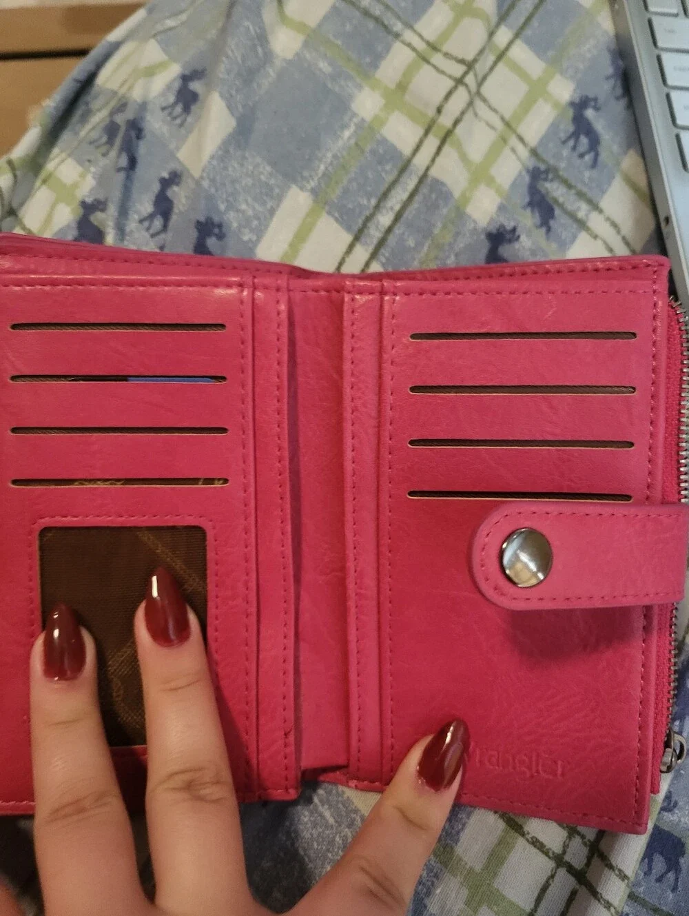 Wrangler Pink Women's Wallet - Compact Snap Closure